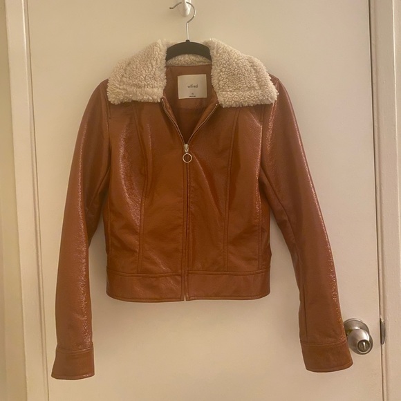 Aritzia Wilfred Tempest Jacket in Genuine Brown - Picture 4 of 6